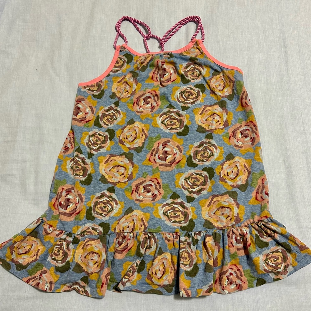 Girls Matilda Jane Floral Rope Strap Tank Top Size 10